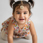 Choko Girls Set of 3 Gold Floral Circular Pearl Maang Tikka