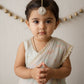 Choko Girls Set of 2 Gold & Silver Gota Patti Pearl Border Maang Tikka