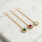 Choko Girls Set of 3 Multicolor Round Stone Maang Tikka