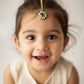 Choko Girls Set of 3 Multicolor Round Stone Maang Tikka