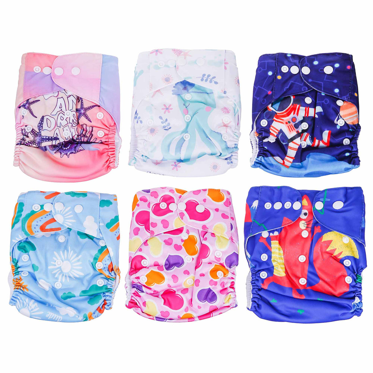 Diaper with Button