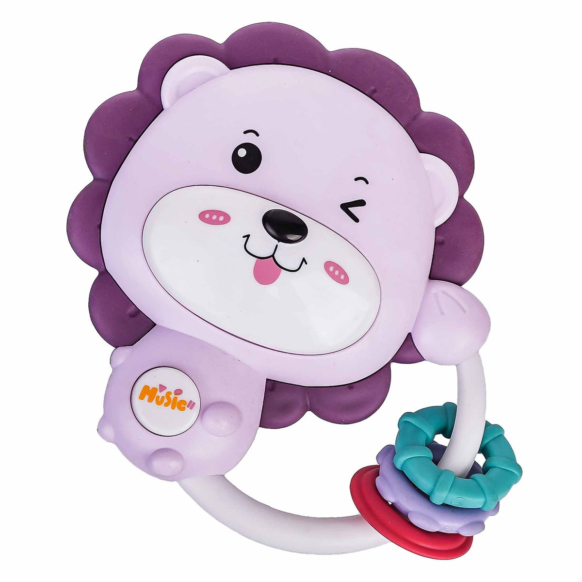 Cute Lion Baby Rattle Toy