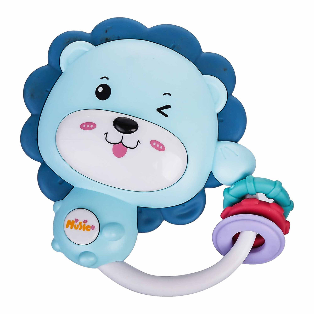 Cute Lion Baby Rattle Toy