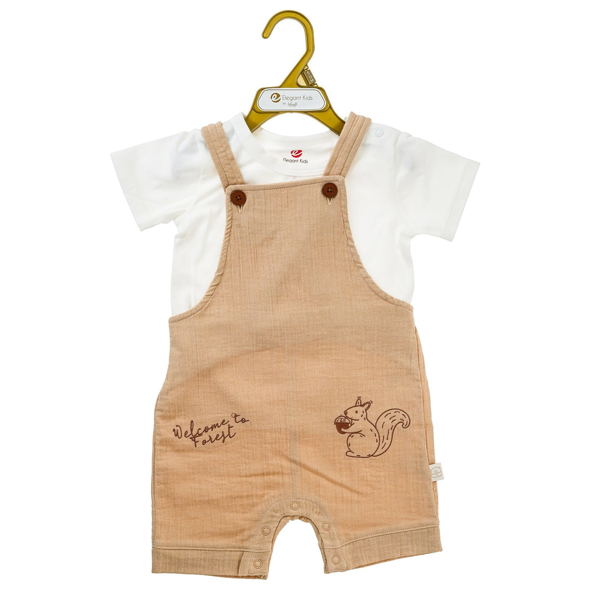 T-Shirt & Dungaree Set