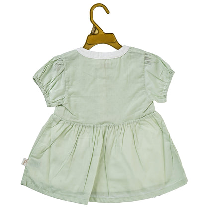 Sprig & Ruffle Pintuck Top & Diaper‑Cover Set