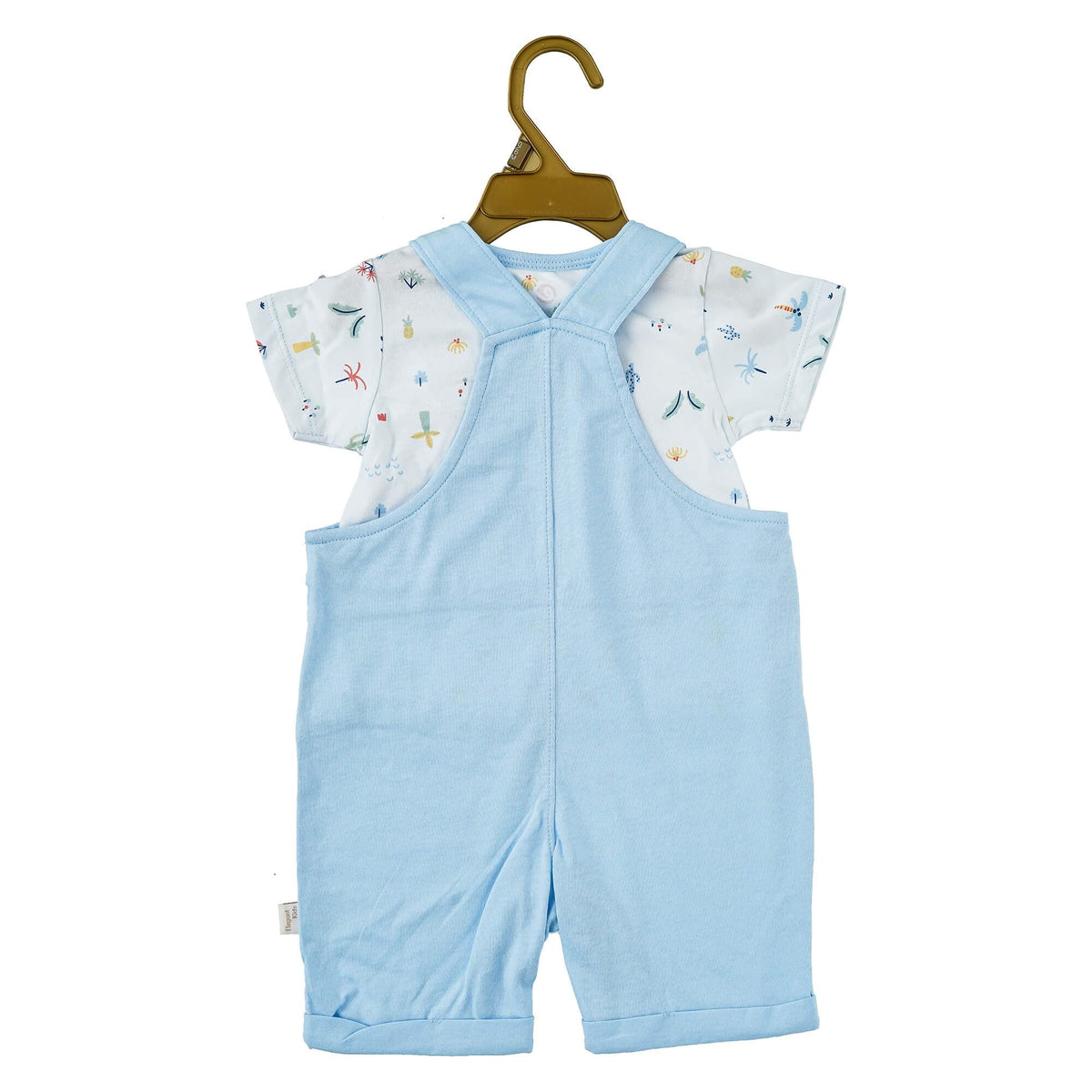 Crocodile and Toucan Dungaree Set