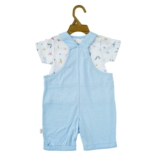 Crocodile and Toucan Dungaree Set