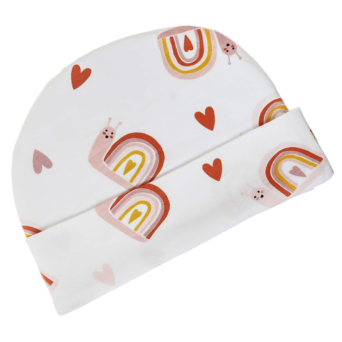 Printed Hat with Solid Cuff