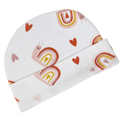 Printed Hat with Solid Cuff