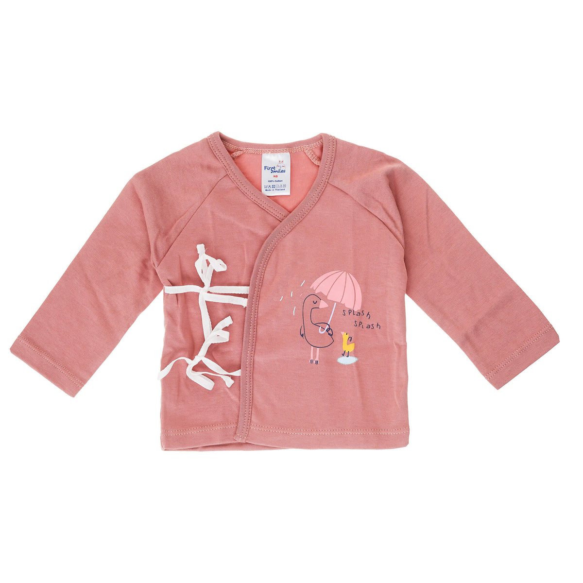 Long Sleeve Wrap T-Shirt