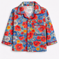 Floral Cotton Nightsuit for Kids – Full Sleeves Shirt & Pajama Set