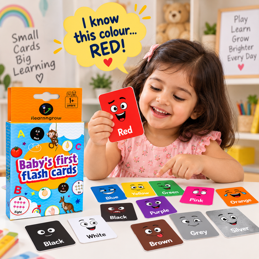 iLearnNGrow Baby’s First Colors Flash Cards – Kids Color Learning Set
