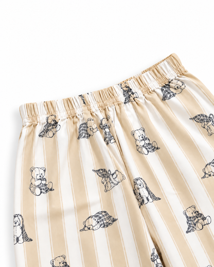 Bear Hugs & Snoozes Kids Cotton Night Suit