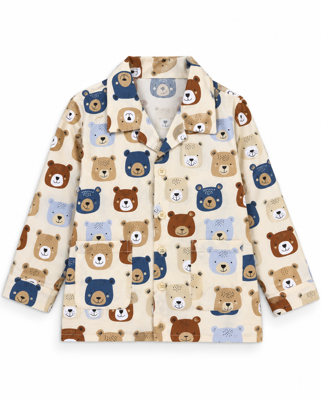 Bearly Everland Kids Cotton Night Suit