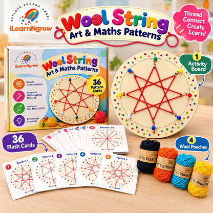 iLearnNGrow Unique Design Montessori Winding Pattern Games Educational Intelligent Toys for Kids