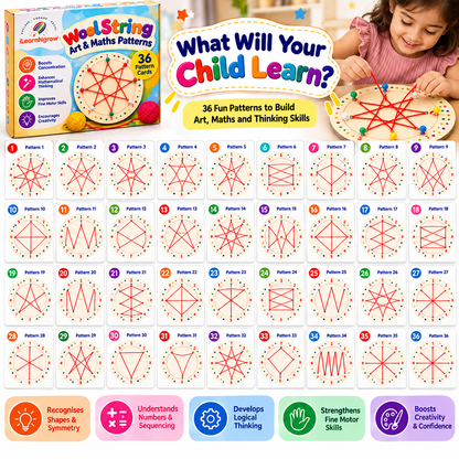 iLearnNGrow Unique Design Montessori Winding Pattern Games Educational Intelligent Toys for Kids