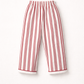 Cotton Striped Night Suit with Dual Functional Pockets - Off White
