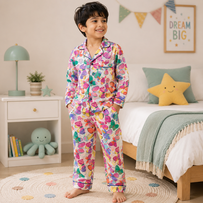 Butterfly Nest Full Sleeves Nightsuit