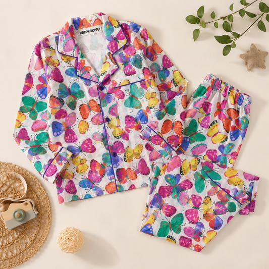 Butterfly Nest Full Sleeves Nightsuit