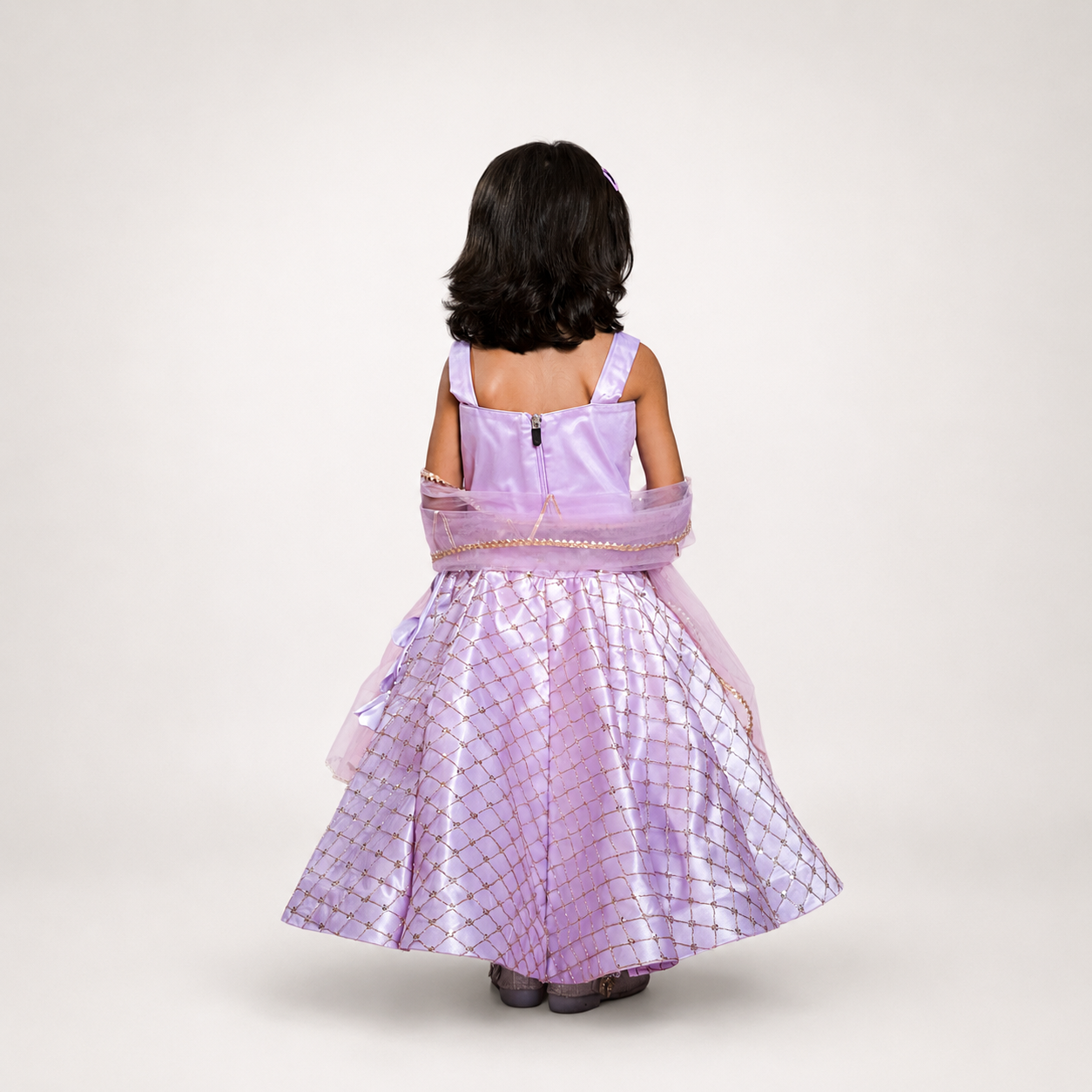 Organza Embellished Lehenga