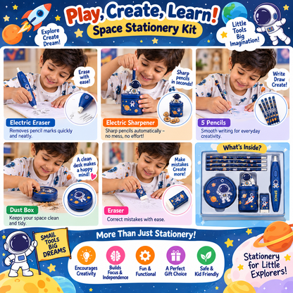iLearnNGrow Electronic Stationery Kit – Complete Electric Study & Desk Helper for Kids