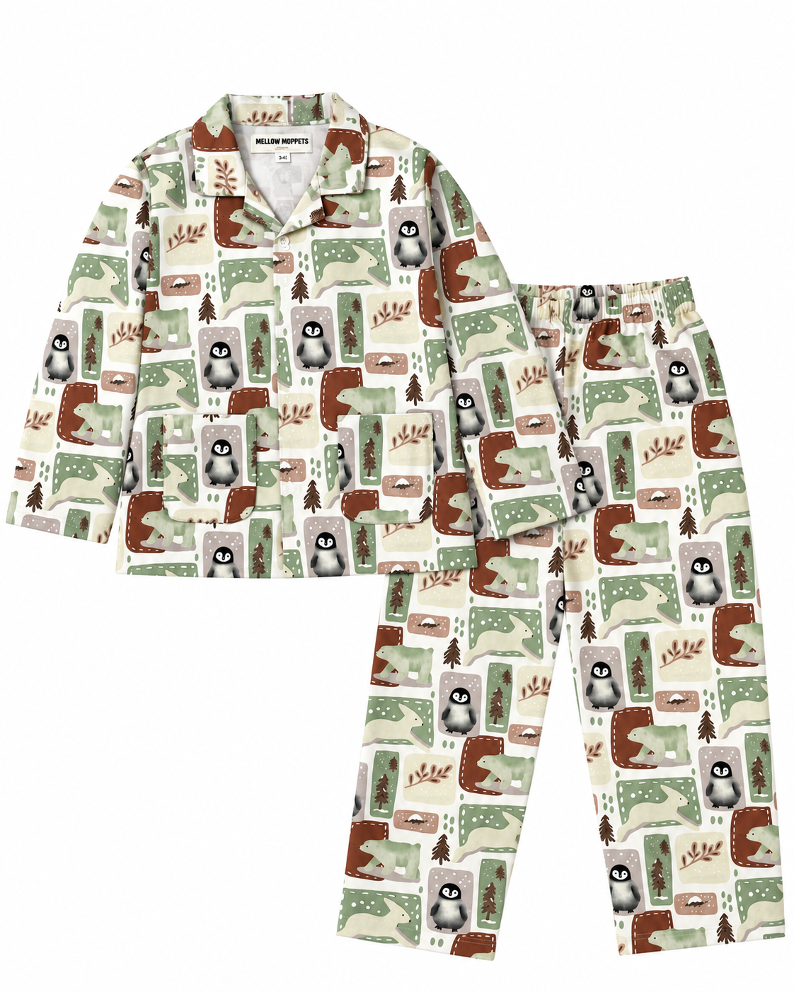 Woodland Wonders Kids Cotton Night Suit