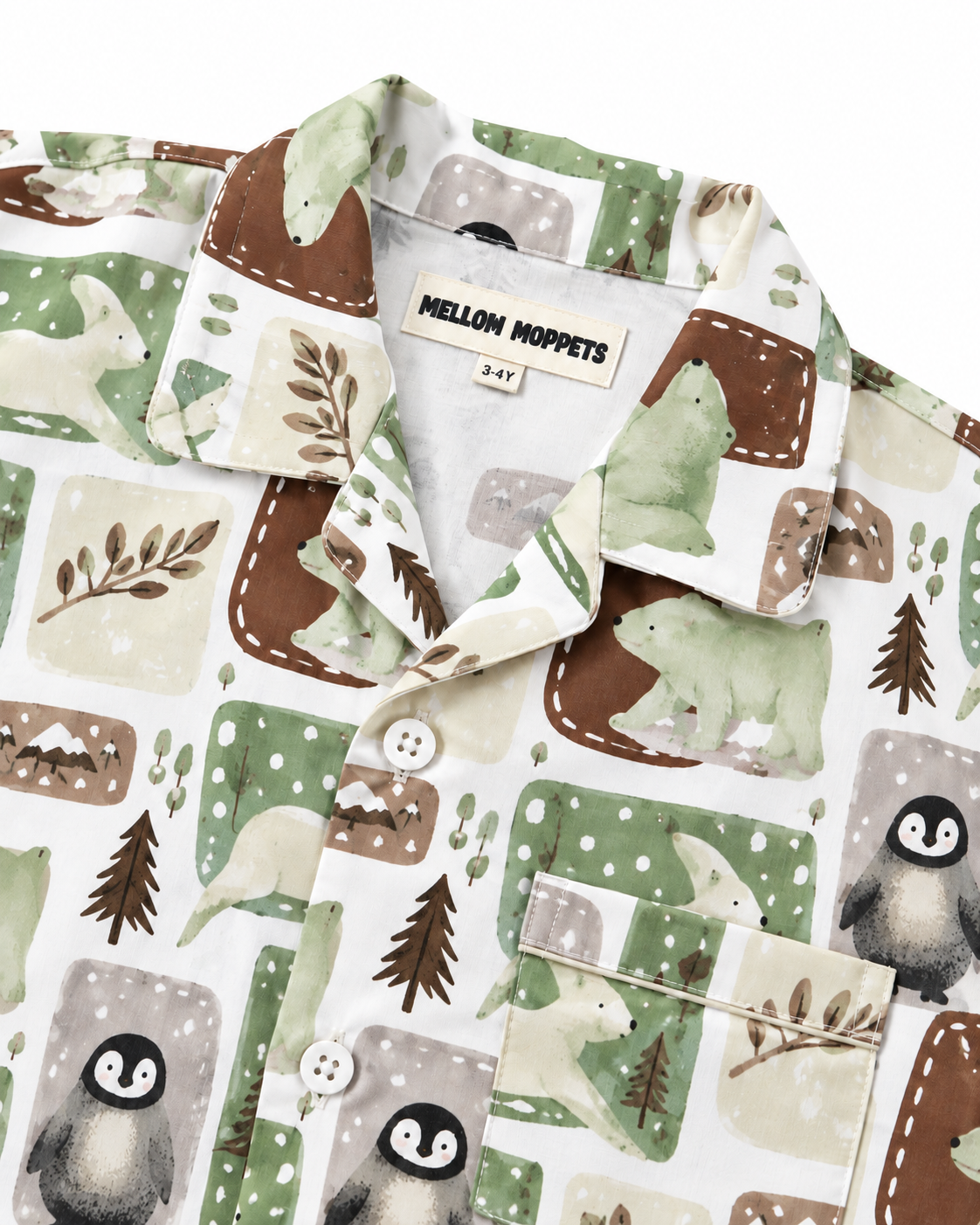 Woodland Wonders Kids Cotton Night Suit