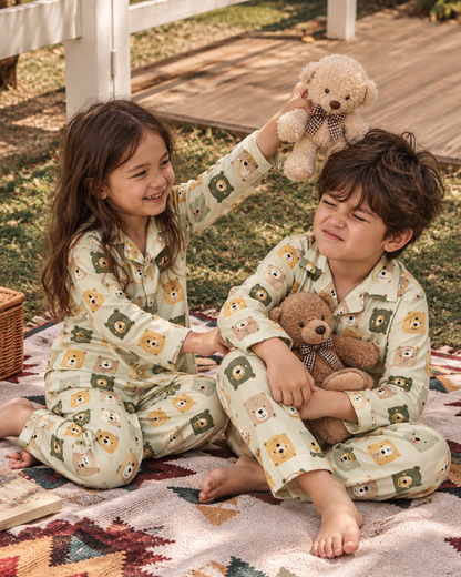 Bearly Everland Kids Cotton Night Suit