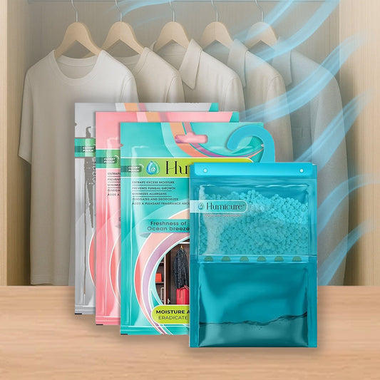 Humicure Moisture Absorber Hanging Bags - 400g / 1L Charcoal 1