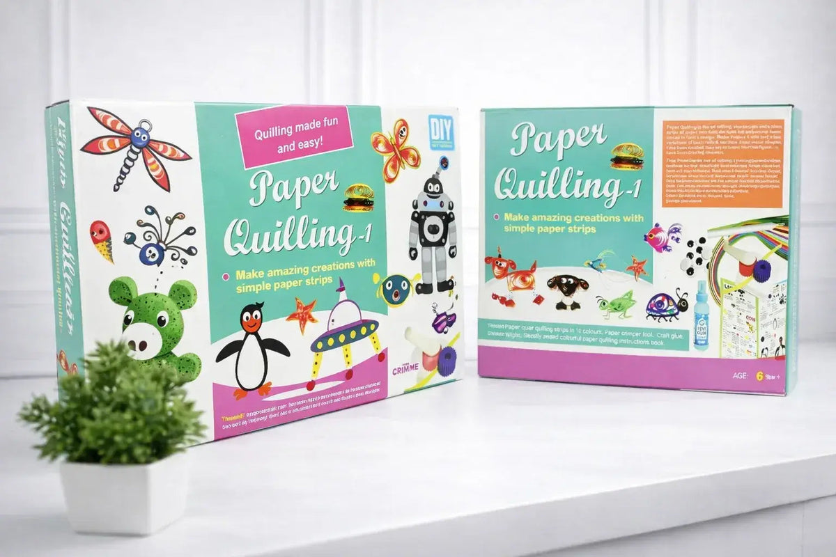 iLearnNGrow Mini Quilling Kit – Creative DIY Paper Quilling Set for Kids