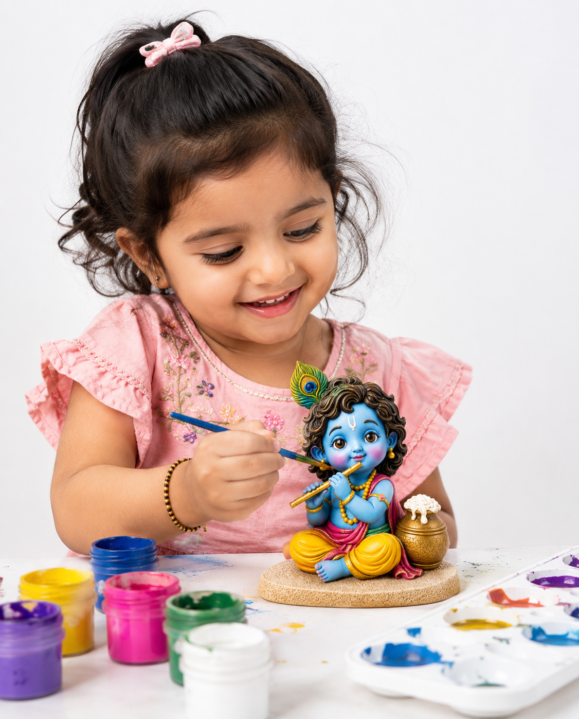 DIY 3D Colouring Bal Krishna Activity Kit