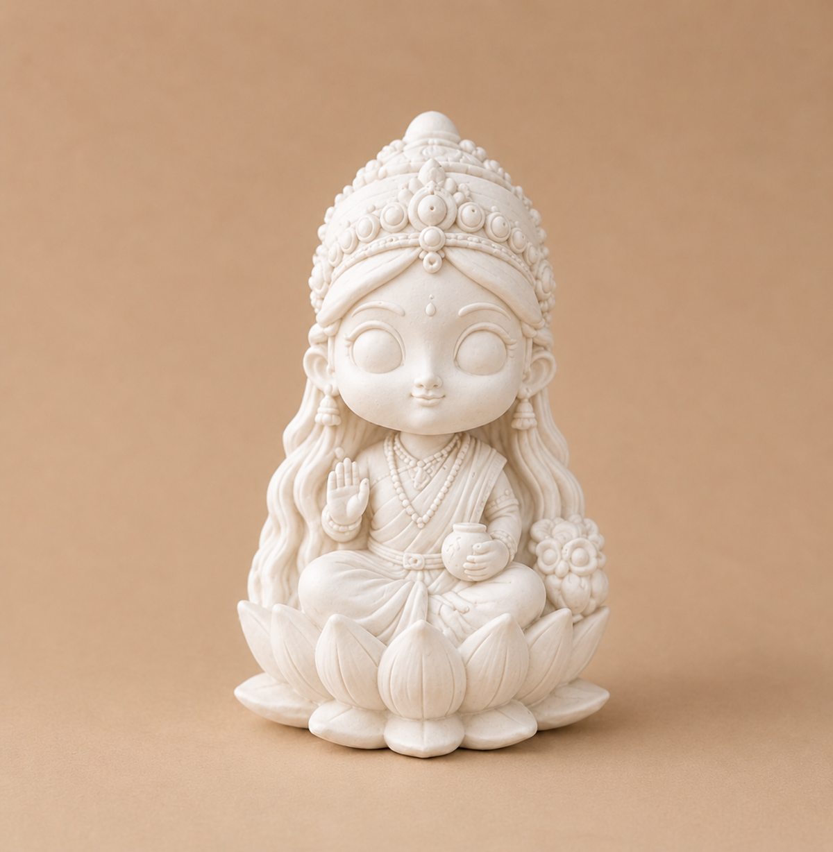 DIY Colouring 3D Eco Resin Goddess Lakshmi Activity Kit