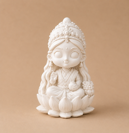 DIY Colouring 3D Eco Resin Goddess Lakshmi Activity Kit