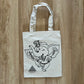 DIY Colouring Tote Bags