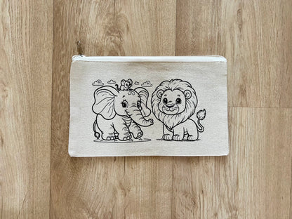 DIY Colouring Pouches