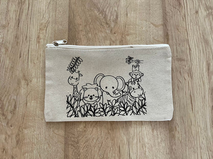 DIY Colouring Pouches