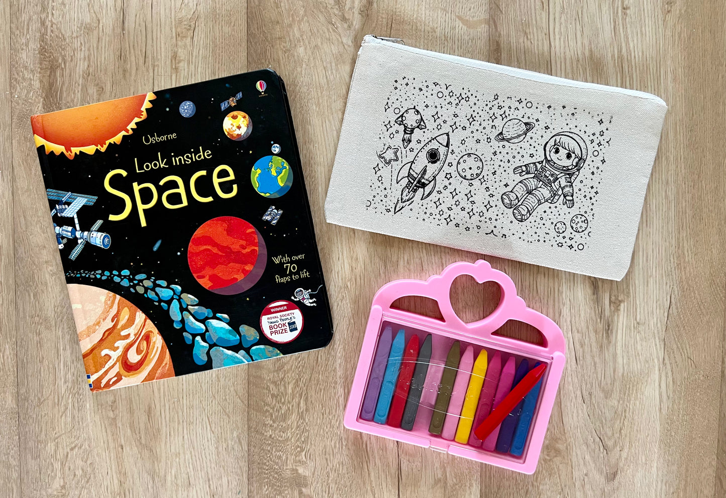 DIY Colouring Pouches