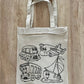 DIY Colouring Tote Bags