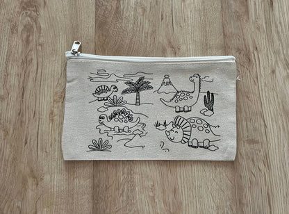 DIY Colouring Pouches