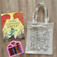 DIY Colouring Tote Bags
