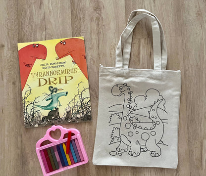 DIY Colouring Tote Bags