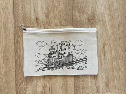 DIY Colouring Pouches