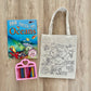 DIY Colouring Tote Bags