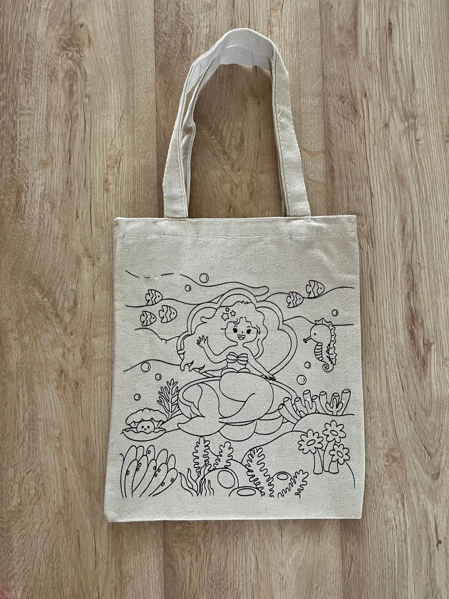 DIY Colouring Tote Bags