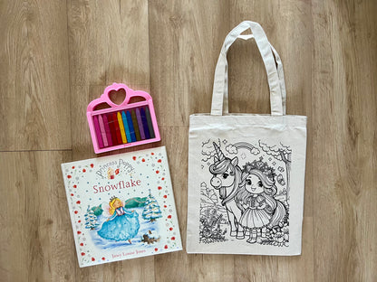 DIY Colouring Tote Bags