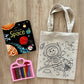 DIY Colouring Tote Bags