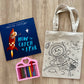 DIY Colouring Tote Bags