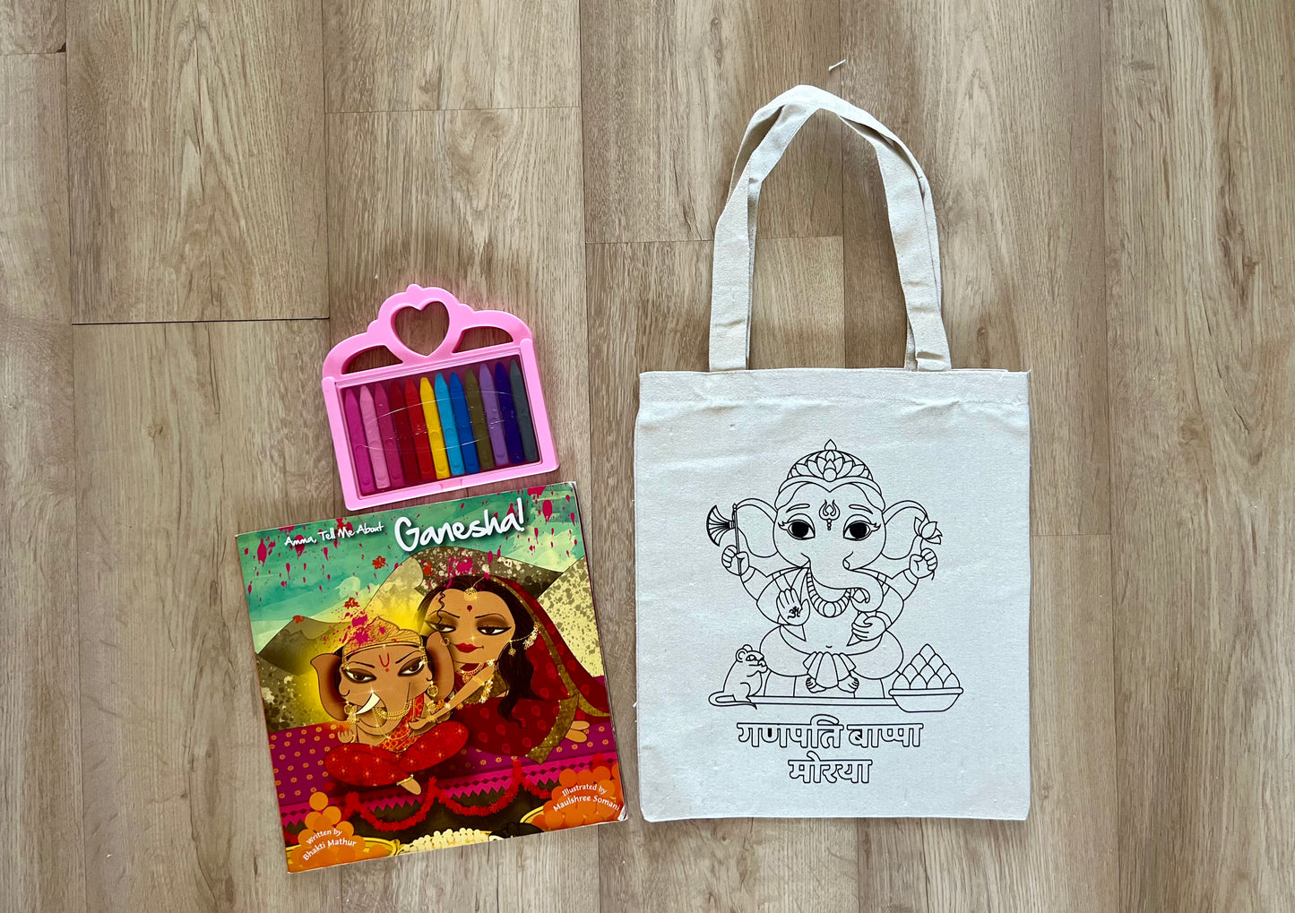 DIY Colouring Tote Bags