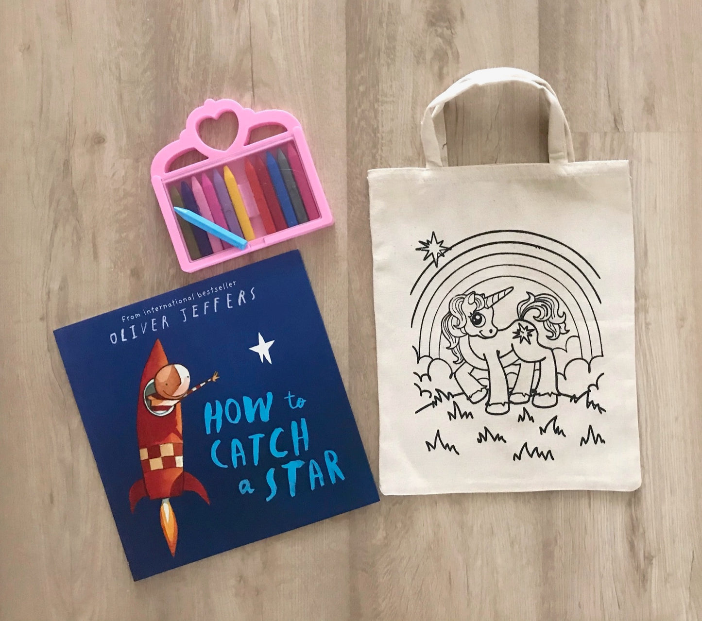 DIY Colouring Tote Bags