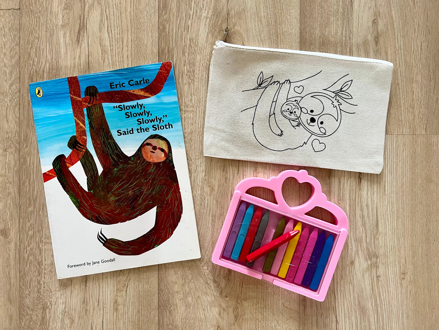 DIY Colouring Pouches